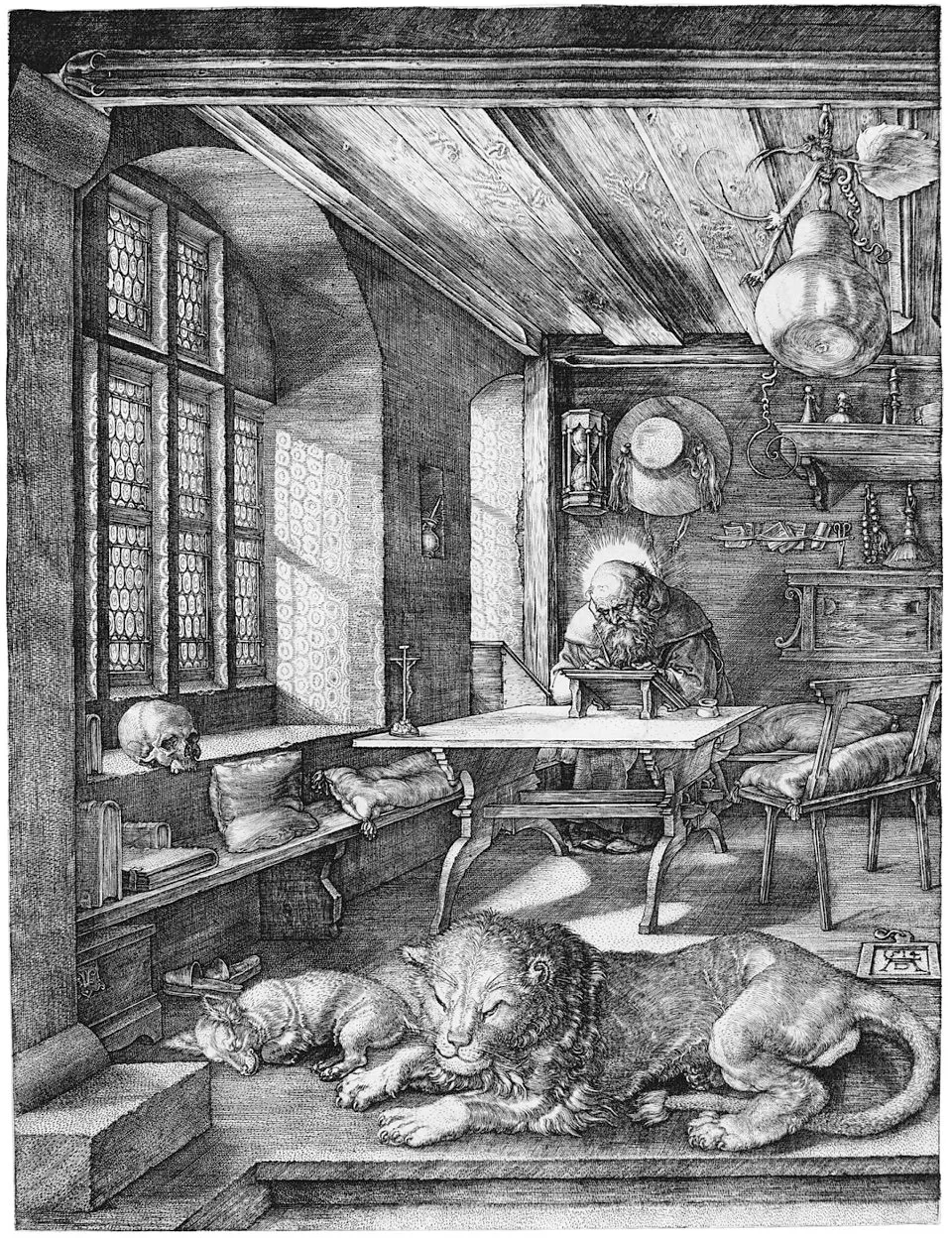Saint Jerome in His Study - Albrecht Dürer